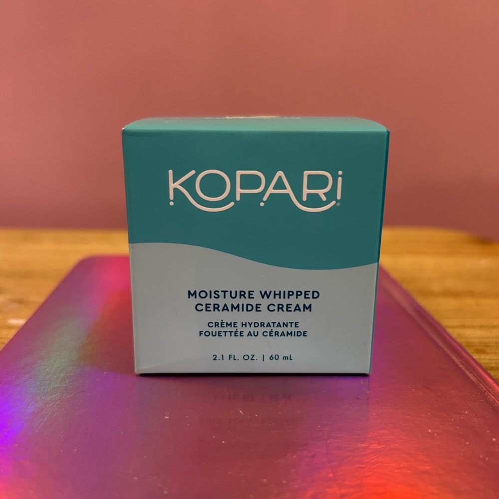 Kopari Moisture Whipped Ceramide Cream - Teal & White